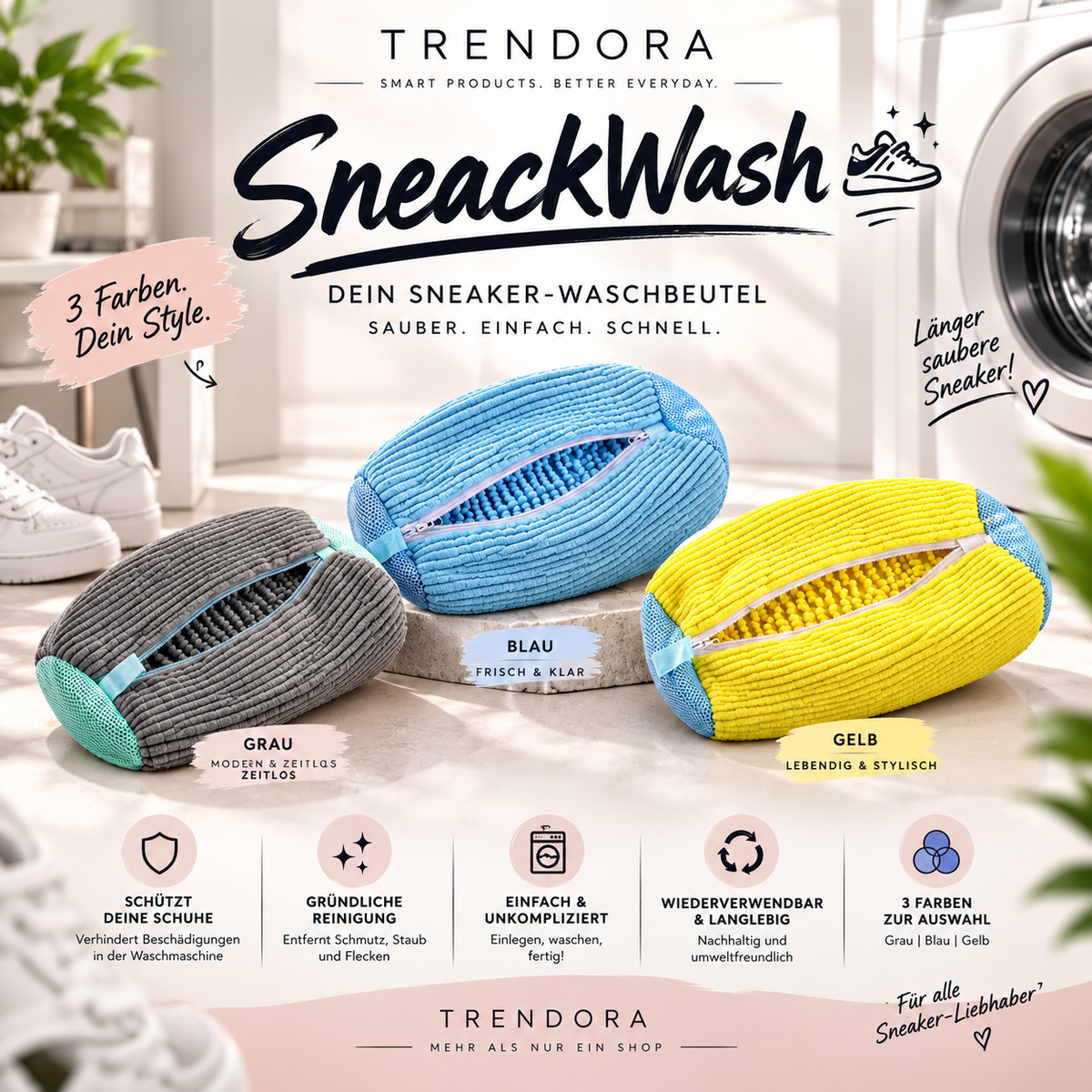 SneakWash Blau